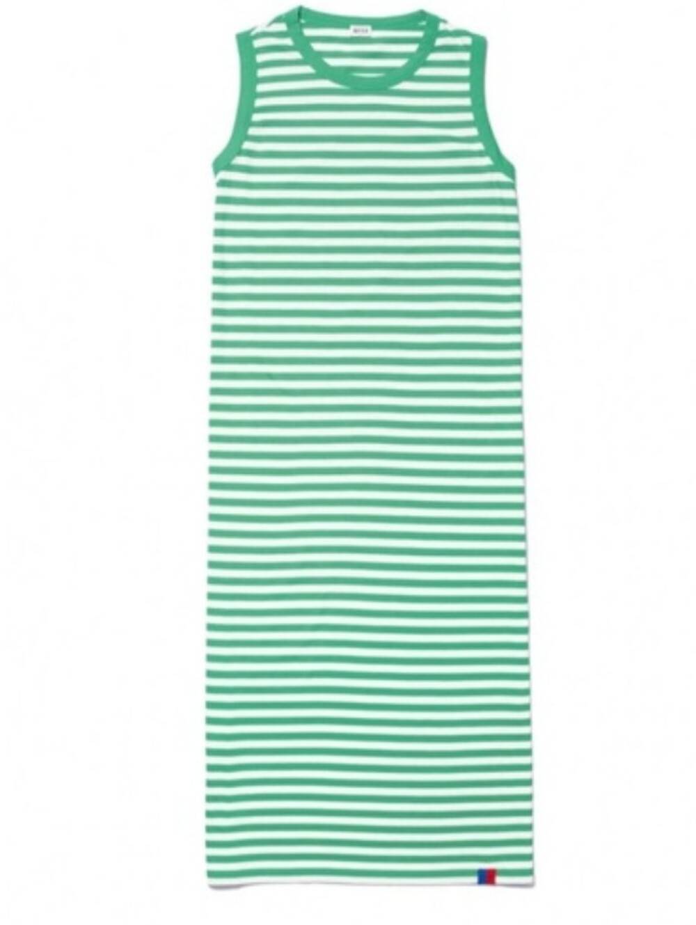 KULE MINT-GREEN SLEEVELESS MIDI LENGTH STRIPES DRESS WOMENS SIZE SMALL